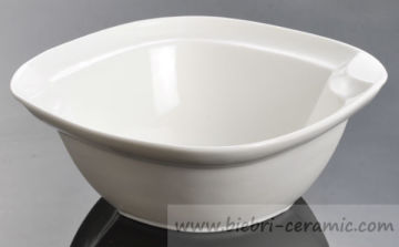 Plain White Custom Design Hotel Restaurant Salad Dessert Soup Bowls Ceramic Porcelain Fine Bone China With All Size Wholesale