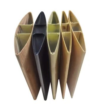 OEM Powder Coating & Anodizing Aluminum Extruded Louvre Blades and Shutter Profiles