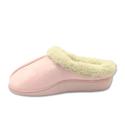 comfortable pink cotton wool house bedroom shoes slippers