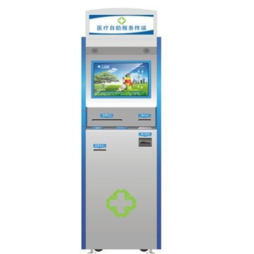 Anti - Vandalism Bill Payment  /  Account Transaction Lobby Kiosk / Kiosks For Hospital