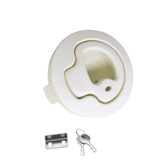 Round Lock Pull Slam Latch Lock Knob for Car Toolbox, Bathroom Door, and RV Marine Boat Gadgets