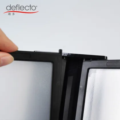 menu holder/menu stand/menu book with 10 flips black