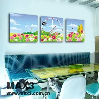 Home decoration Poster clock