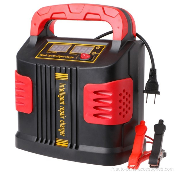 Réglage portable Chargeur de batterie 12V-24V Saut de saut de voiture