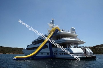2016 Attractly Inflatable Yacht Slide,PVC cruise slide for Yacht Club