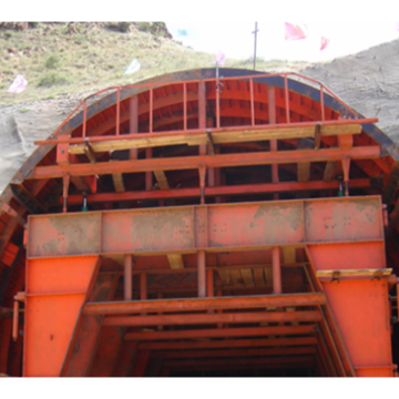 Tunnel lining trolley working principle