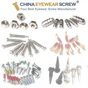 Optical Screw; Eyewear Screw; Optical Nut; Optical Pin; Nylok Coated Screw; Gold Screw