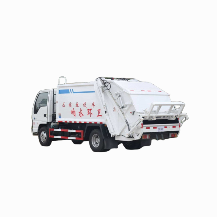 Isuzu 8cbm Rear Loader waste Bin Refuse Truck