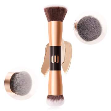 Portable Dual-Sided Makeup Brushes with Custom Logo