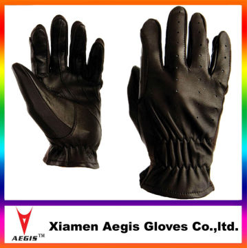 tactical gloves leather Equestrian Riding Gloves with breathable elastic cuff Sport Riding Gloves