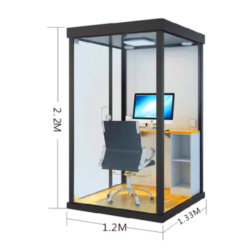 Portable Music and Voice Over Sound Isolation Booth