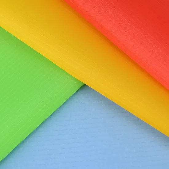 190D 0.3cm grid PA Coated Oxford fabric