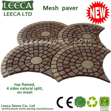 Mesh pattern paver stone