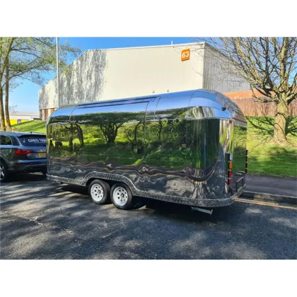 CDSJ Airstream Camping Trailer Pizza Truck BBQ Kitchen for Sale