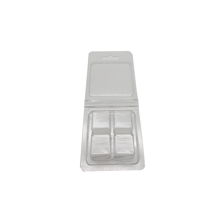 Double wax melt clamshell plastic blister package