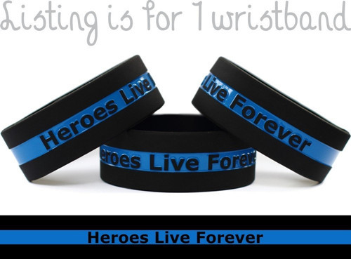 Hot sell Heros live forever silicone bracelet fashion wristbands