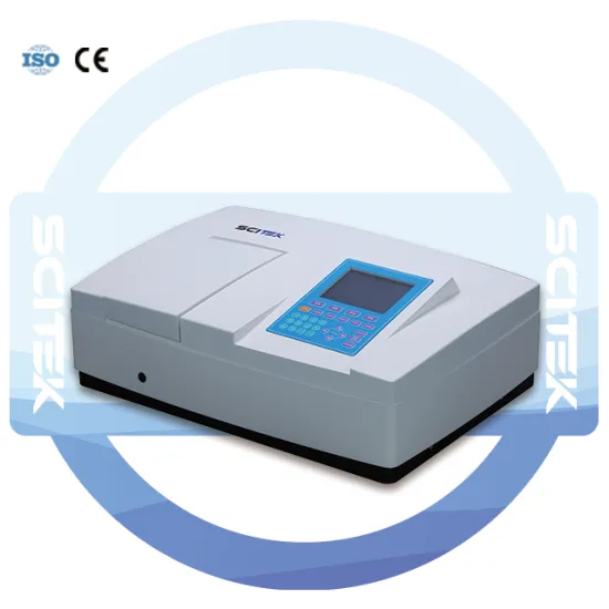 SCITEK Single Beam Ultraviolet-Visible Spectrophotometers with Adjustable Bandwidths (0.5nm, 1.0nm, 2.0nm, 4.0nm)
