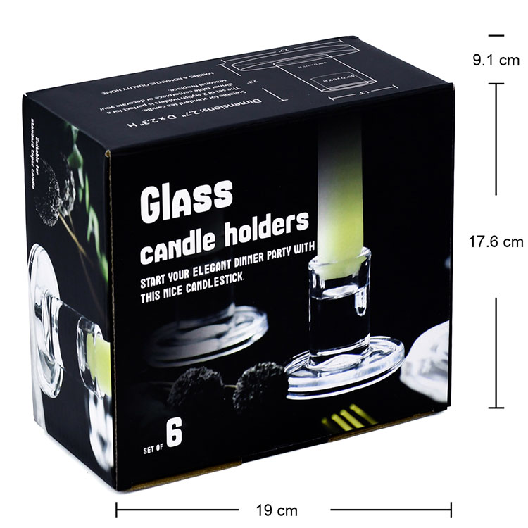 Luxury Crystal Glass Candle Holders