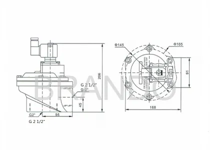 ASCO SCG353A050 SCG353A051 Pulse Jet Valve