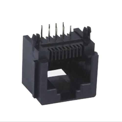 RJ45 ጃክ ጎን ማስገቢያ ሙሉ ፕላስቲክ ከፓነል ጋር