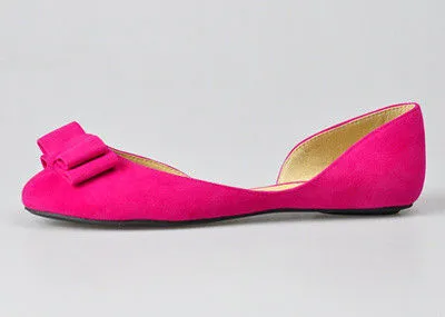 Sweety Slip On Womens Ballerina Flats In Red / Black For Summer