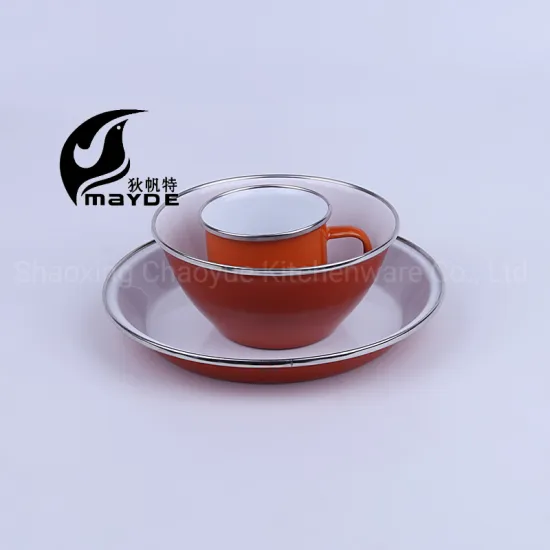 Enamelware Cast Iron Plate