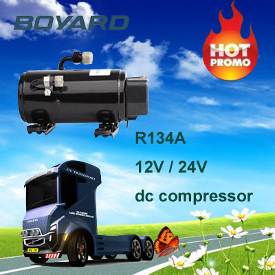 Truck Air Conditioner Kits Brushless Dc Compressor 12v/24v For Truck