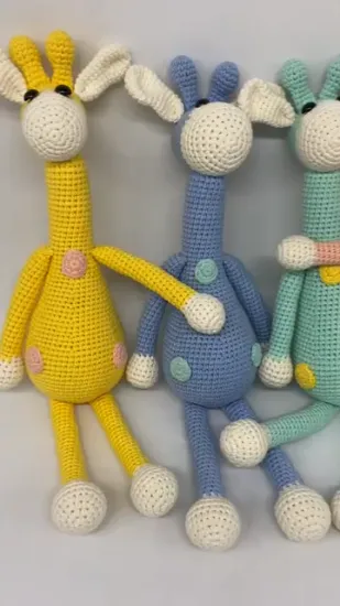 Factory Handmade Amigurumi animals crochet Stuffed toy