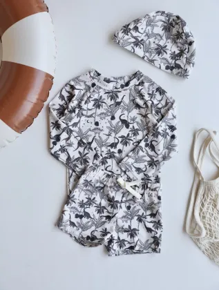 Summer Sun Protection UPF 50+ Split Swimsuit for Boys