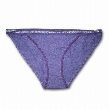 Women's G-string, Made of 95% Cotton 5% Eglantine Materials