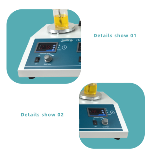 HJ-4A czterokrotnie ceramiczne laboratorium magnetyczne podgrzewane mieszadło magnetyczne