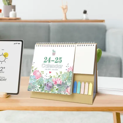 2025 Multi-Function Pocket Desk Calendar Planner