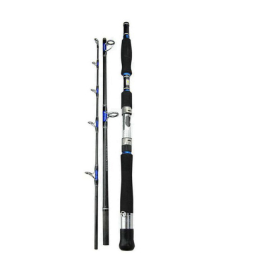 1.8M-2.1M Carbon Fiber Saltwater Fishing Jigging Rod - 90% Carbon Fiber 3-Section Boat Rod