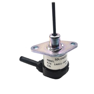 Solenoide de cierre de combustible del solenoide de parada de 12V para tractores Kubota