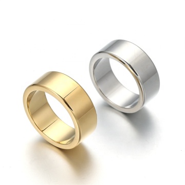 PVD Gold Placed Engetric Ring