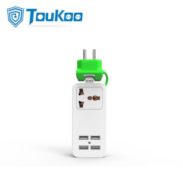 Travel USB changer universal portable power strip
