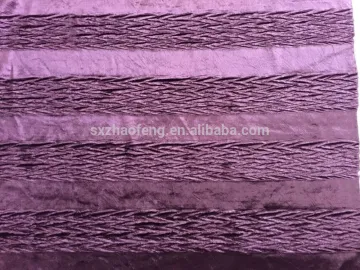 cushion fabric velveteen manufacturer