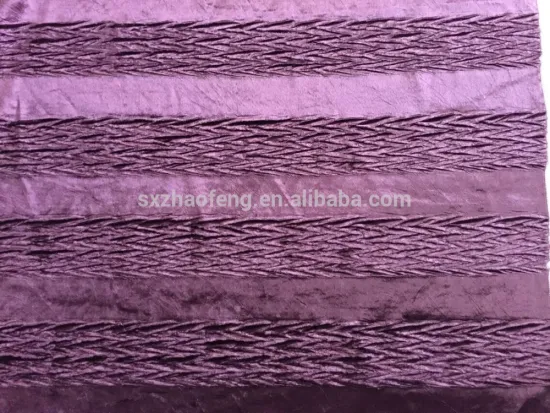cushion fabric velveteen manufacturer