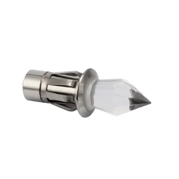 Copper End Fixture Crystal Fiber Optic End Piece Icicles Shape for Ceiling Sauna