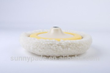 7" Single Side Wool buffing Pad/Fit for 6.5"-6.8" backing pads
