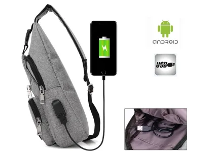 Men's Casual Chest Bag - Professional Design Sling Backpack