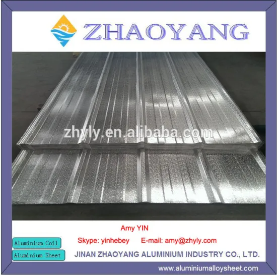 0.2~1.5mm 1060 Corrugated Aluminum Roofing sheets