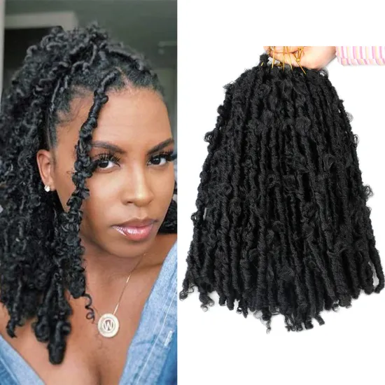 14 18 24 36 crochet soft faux locs Synthetic  hair Locs Sensational butterfly locs