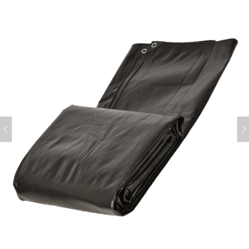 Waterproof Plastic Sheet Black Poly Tarpaulin