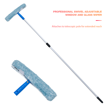 Adjustable Floor Squeegee for Professional Windows and Glass Cleaning