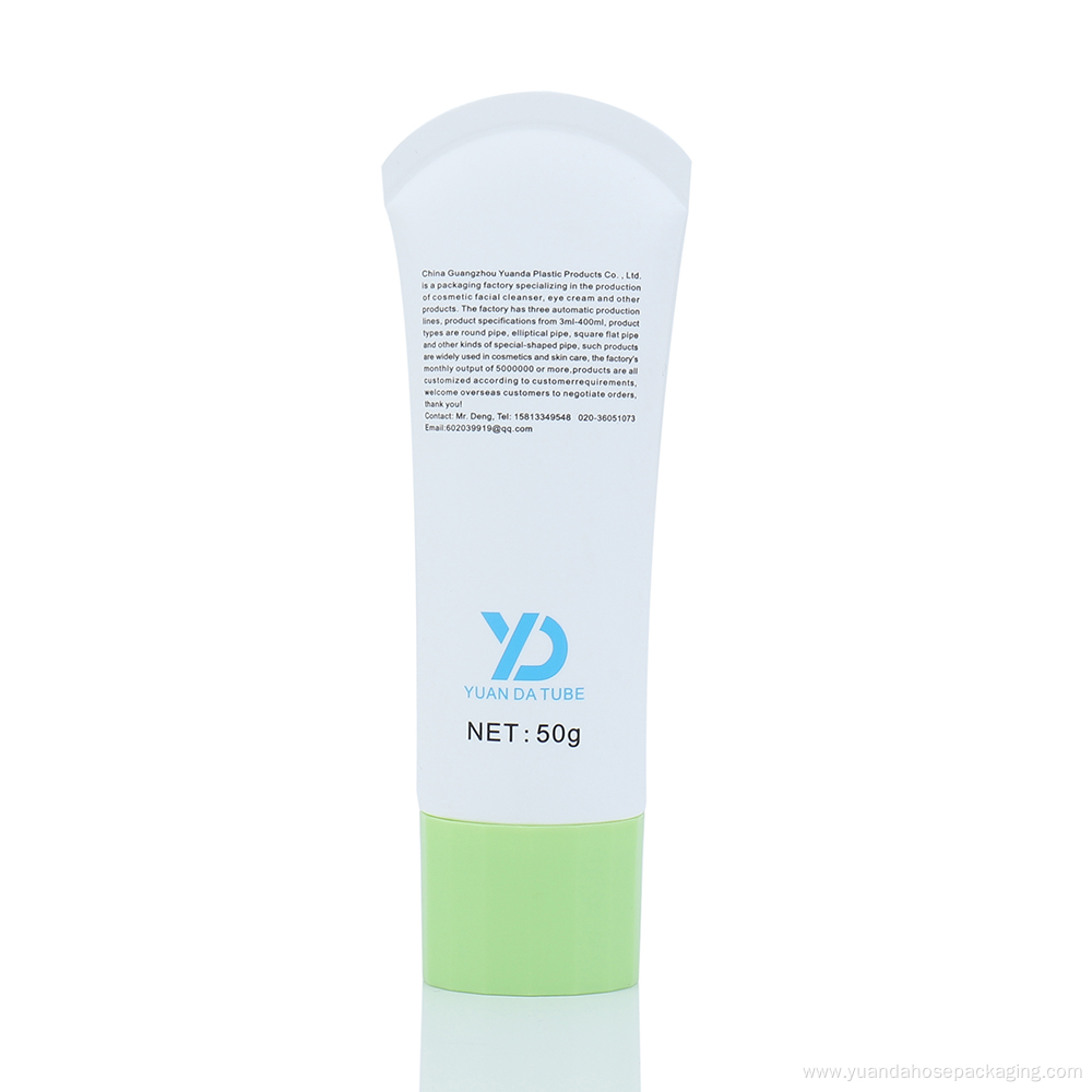 100g empty facial cleanser soft tube for cosmetics