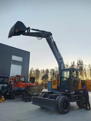 Hyundai 6ton 12ton bucket wheel excavator