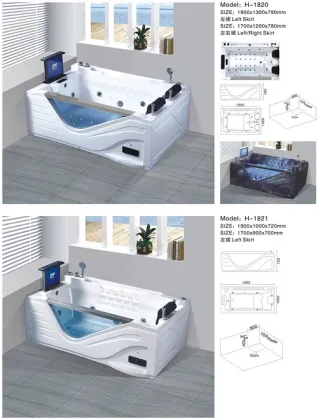 Bathroom Massage Whirlpool Bathtub Bath Tub