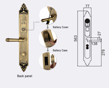 Contactless Electronic Password Protected Lock