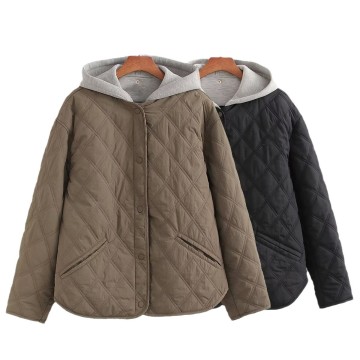 Autumn twocolor cotton jacket